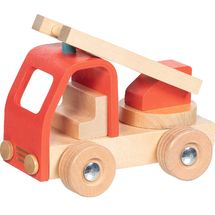Ladder fire truck red GK55839 Goki 1