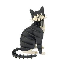3D Paper model - Black and white cat FRI-11759 Fridolin 1