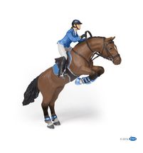 Show jumping horse and its rider figur PA-51560 Papo 1