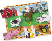 Farm Chunky Puzzle 8 Pieces MD-13723 Melissa & Doug 1