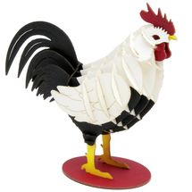 3D Paper model - Rooster FRI-11731 Fridolin 1
