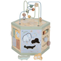 Safari Friends hexagonal activity cube LD7431 Little Dutch 1