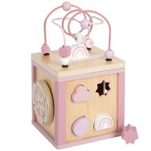 Pink motor skills cube LE12803 Small Foot company 1