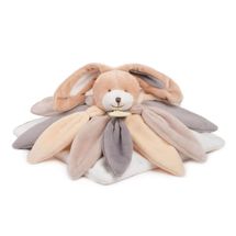 Taupe rabbit doudou with petals 28 cm DC2792 Doudou et Compagnie 1