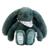 Green Fleurette Rabbit Plush 25 cm DC4300 Doudou et Compagnie 1