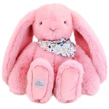 Pink Fleurette Rabbit Plush 35 cm DC4302 Doudou et Compagnie 1
