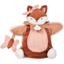 Mina the Fox hand puppet plush toy DC4690 Doudou et Compagnie 1