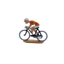 Cyclist figurine PLN orange Jersey FR-PLN5 Fonderie Roger 1