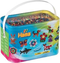 Barrel 10000 Midi plastic beads 22 colors HAMA-202-67 Hama 1