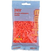 Bag of 1000 plastic beads Midi Orange HAMA-207-04 Hama 1