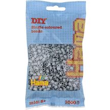 Bag of 1000 plastic beads Midi Grey HAMA-207-17 Hama 1