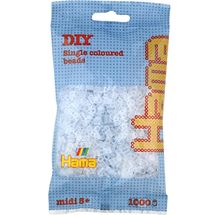 Bag of 1000 plastic beads Midi transparent HAMA-207-19 Hama 1