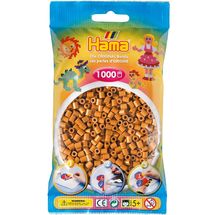 Bag of 1000 plastic beads Midi light brown HAMA-207-21 Hama 1