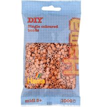 Bag of 1000 plastic beads Midi light brown HAMA-207-21 Hama 1