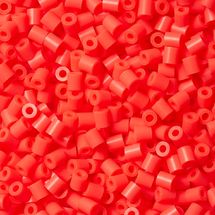 Bag of 1000 plastic beads Midi Neon red HAMA-207-33 Hama 1