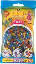 Bag of 1000 plastic beads Midi Transp mix HAMA-207-53 Hama 1