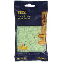 Bag of 1000 plastic beads Midi phosphorescent HAMA-207-55 Hama 1