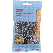 Bag of 1000 plastic beads Midi silver HAMA-207-62 Hama 1
