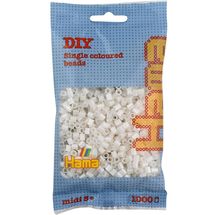 Bag of 1000 plastic beads Midi Pearly HAMA-207-64 Hama 1