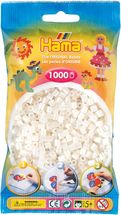 Bag of 1000 plastic beads Midi Pearly HAMA-207-64 Hama 1