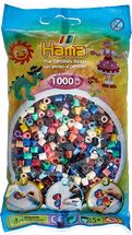 Bag of 1000 plastic beads Midi base mix 22 colors HAMA-207-67 Hama 1