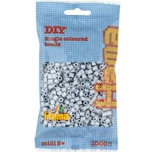Bag of 1000 plastic beads Midi light grey HAMA-207-70 Hama 1