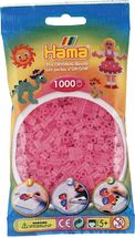 Bag of 1000 plastic beads Midi transparent pink HAMA-207-72 Hama 1