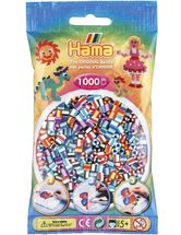 Bag of 1000 plastic beads Midi two-tone HAMA-207-90 Hama 1