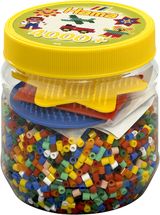 Yellow pot of 4000 Midi plastic beads HAMA-2052 Hama 1