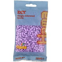 Bag of 1000 plastic beads Midi lilac HAMA-207-96 Hama 1