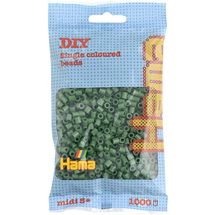Bag of 1000 plastic beads Midi forest green HAMA-207-102 Hama 1