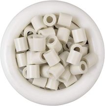 Bag of 1000 plastic beads Midi limestone white HAMA-207-77 Hama 1