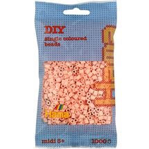 Bag of 1000 plastic beads Midi peach HAMA-207-78 Hama 1