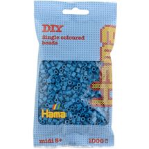 Bag of 1000 plastic beads Midi Blue oil HAMA-207-83 Hama 1