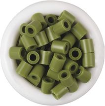 Bag of 1000 plastic beads Midi Olive green 207-84 Hama 1