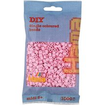 Bag of 1000 plastic beads Midi soft pink HAMA-207-95 Hama 1