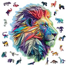 Wooden puzzle Modern Lion 250 pcs WC-HE-0166-L Wooden City 1