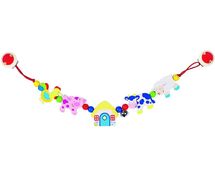 Farm animals pram chain HE735310-5131 Heimess 1