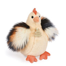 Plush hen beige 20 cm HO3162 Histoire d'Ours 1