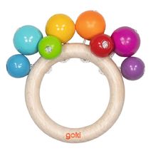 Touch ring with rainbow beads GK65363 Goki 1