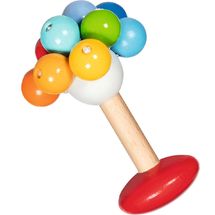 Rattle with rainbow beads GK65364 Goki 1