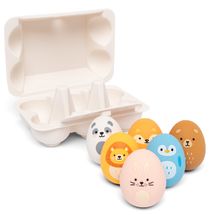 Silicone egg rattles LL052-001 Little L 1