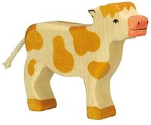 Calf standing figure HZ-80012 Holztiger 1