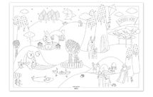 Giant poster to colour in Marvelous world LTPOS-GMG01 Label'Tour Créations 1
