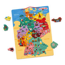 Magnetic German Map J05477 Janod 1