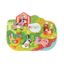 Happy Farm wooden puzzle J07096 Janod 1