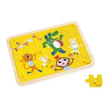 24-piece wooden puzzle It's party time J07125 Janod 1