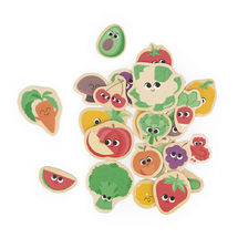 Fruit and vegetable Magnets 24 pcs J09648 Janod 1