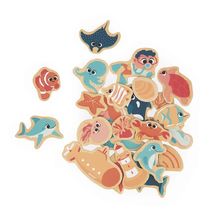 Marine World Magnets 24 pcs J09649 Janod 1
