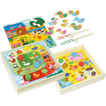 Games for toddlers on the farm V6223 Vilac 1